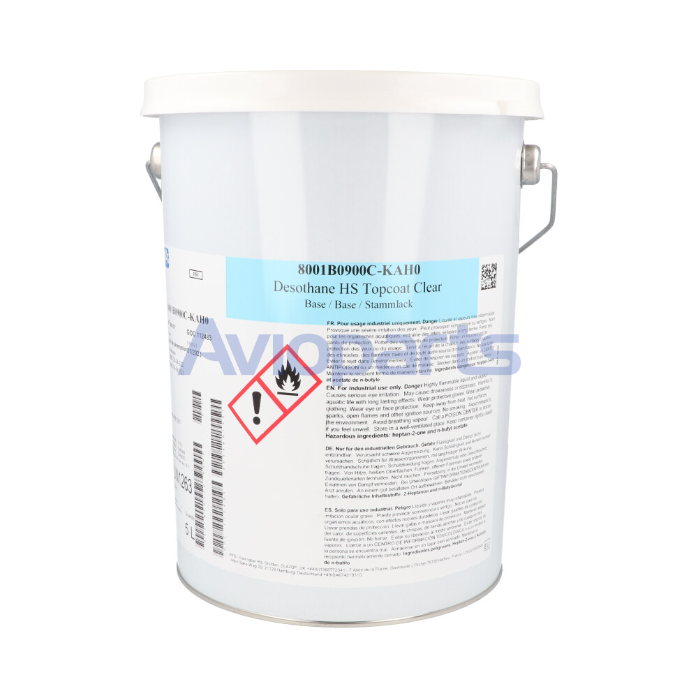 POLYURETHANE CLEAR COAT ,  CA8001B900C , CAN 5 LT // AIMS 04-04-23