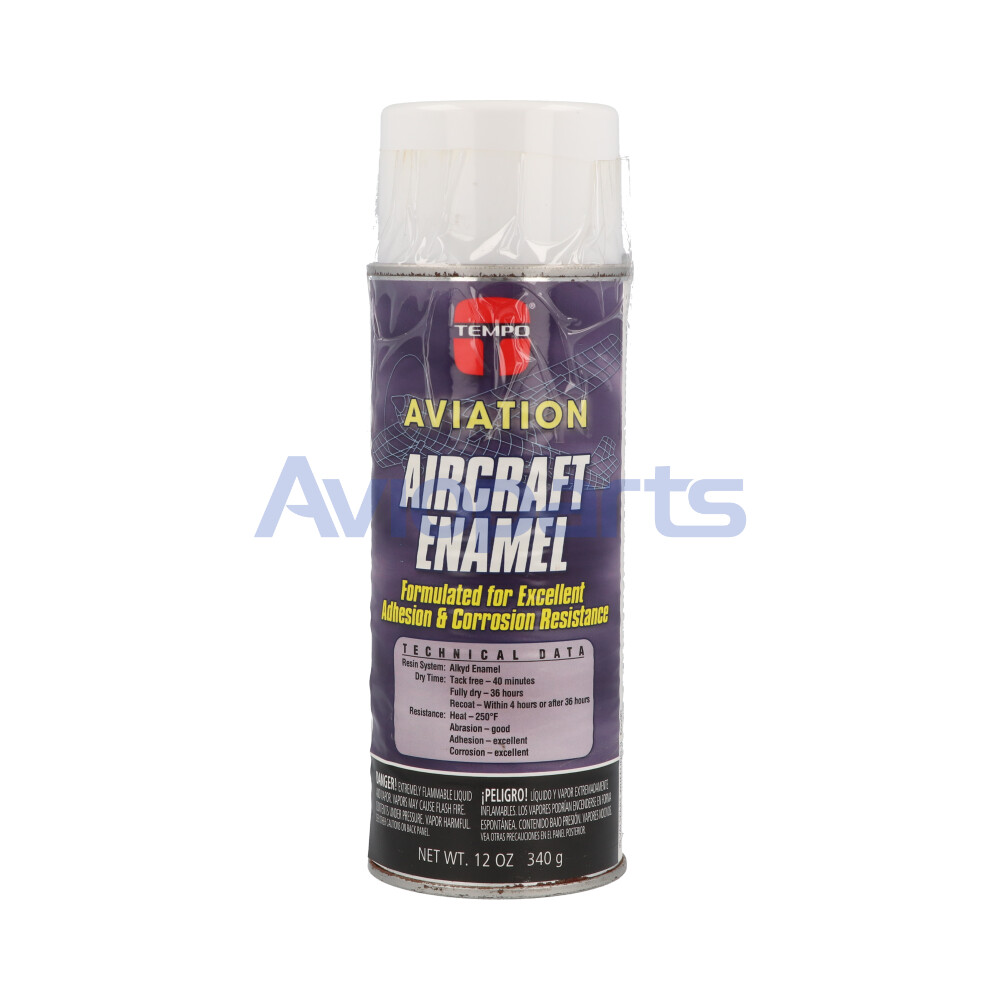 WHITE ENAMEL PAINT  A-1109 , AEROSOL 12 OZ