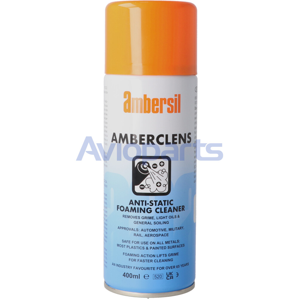 AMBERCLENS , ANTI-STATIC FOAMING CLEANER, AEROSOL 400 ML