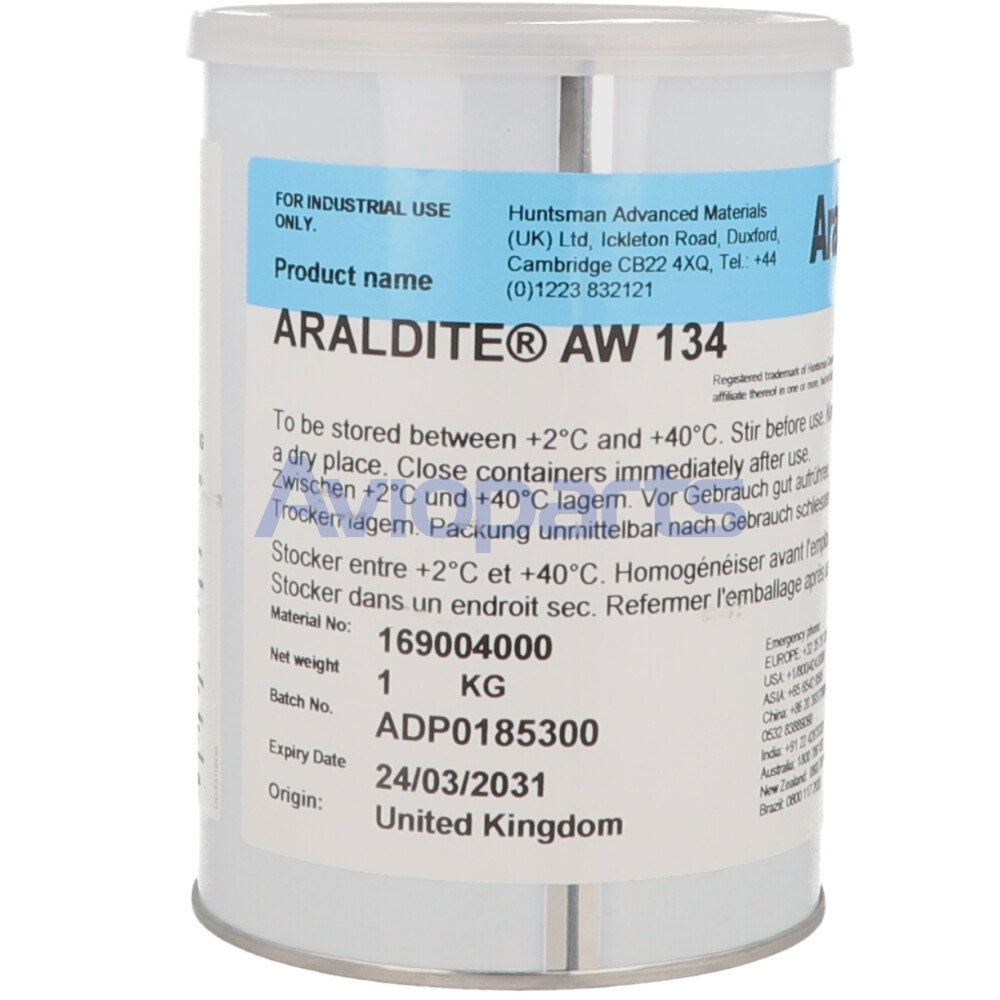 ARALDITE AW 134, EPOXY RESIN SOLVENT, CAN 1 KG