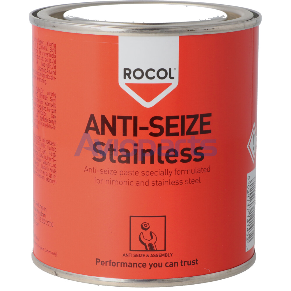 ROCOL ANTISEIZE STAINLESS FORMERLY ASC251T (ROCOL 14143) , CAN 500 GR // MSRR 4008