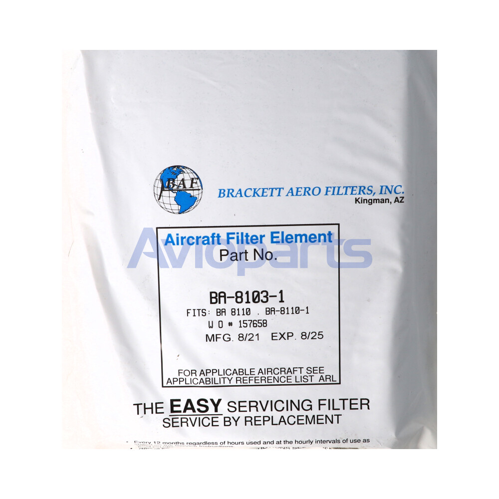 ELEMENT FILTER AIR BA8103