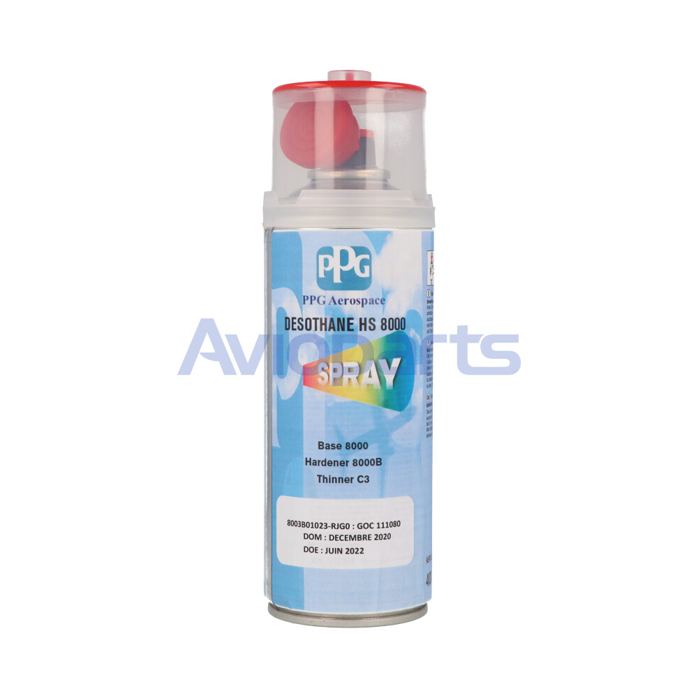 CA8003/B01023 DESOTHANE HS TOPCOAT RED , AEROSOL 0,4 LT