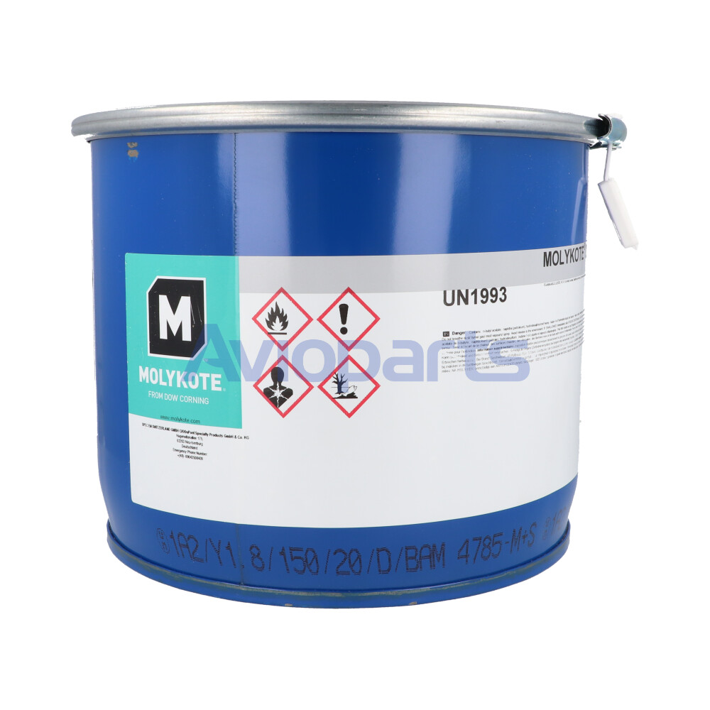 MOLYKOTE D-321R , AIR DRY COATING ,DARK GREY , CAN 5 KG