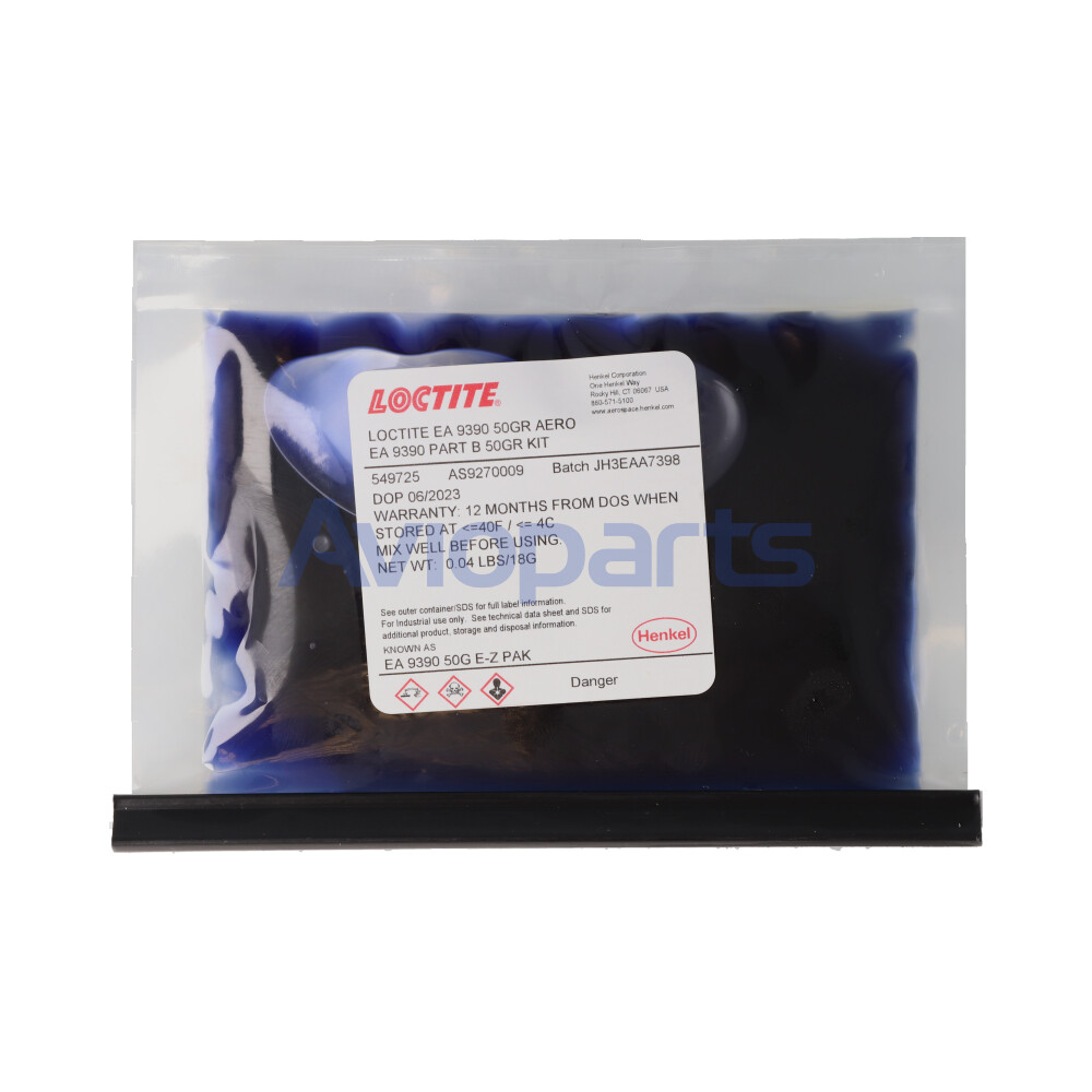 ADHESIVE EPOXY , LOCTITE EA9390 A+B , KIT 50 GM // BMS8-301 CL 2 Gº 1