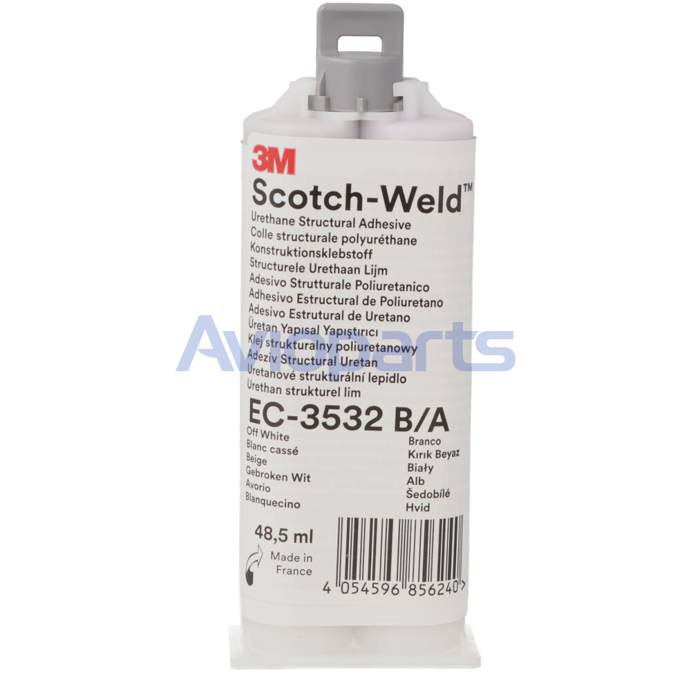 SCOTCH-WELD EC 3532 A/B URETHANE PASTE ADHESIVE, CARTRIDGE 48,5 ML