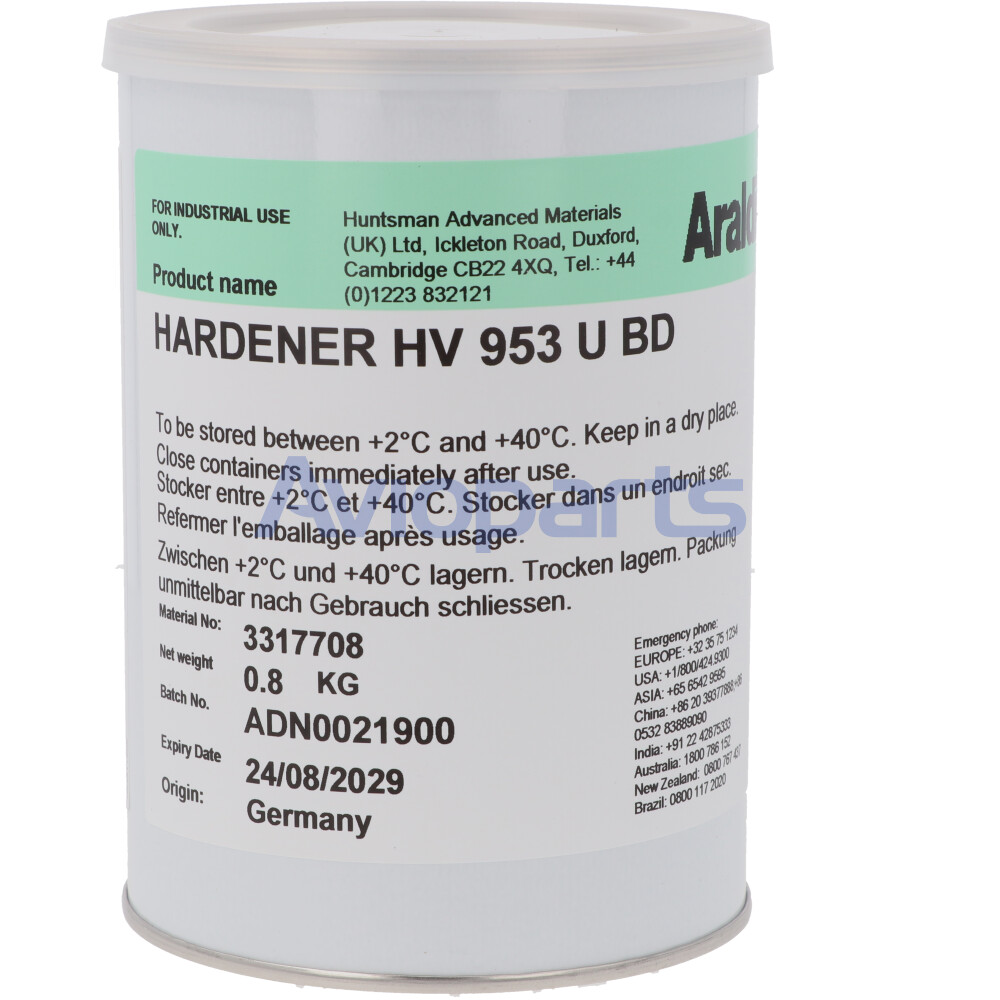 ARALDITE HV953-U , HARDENER , CAN 0,8 KG // (Z15209)