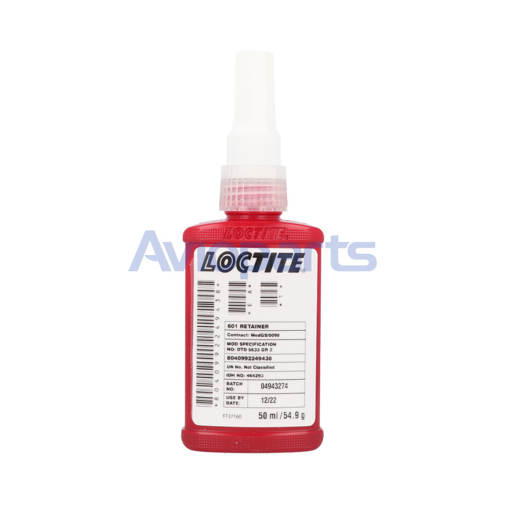 LOCTITE 601 ANAEROBIC ADHESIVE , TUBE 50 ML // DTD5633 Gº 2 (CM467)