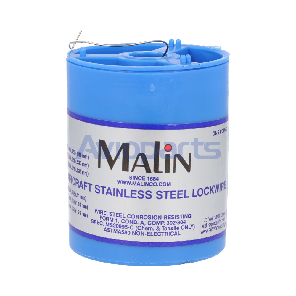923359-6 Malin Company Wire, Aluminum, 28 ga., 0.0126 Diameter