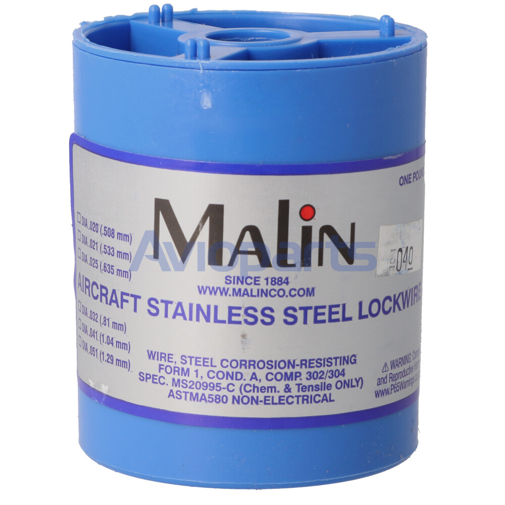 SAFETY WIRE 1LB ST. STEEL 040"" DIAMETER