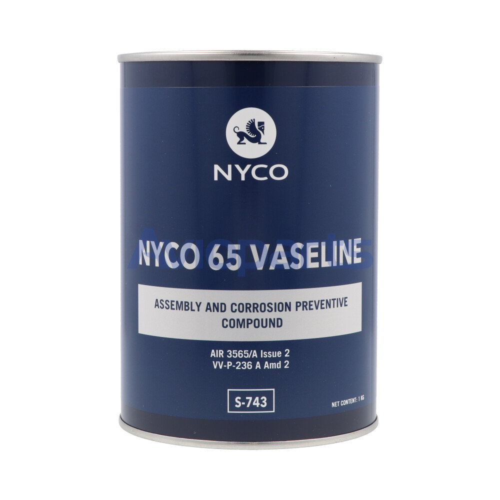 NYCO 65 VASELINE Brown AIR 3565/A Spec Technical Petrolatum - 1 Kg Can