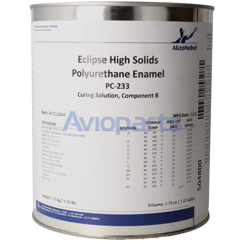 PC-233 HARDENER, CAN 1 GAL