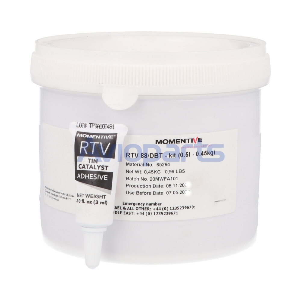 RTV 88/DBT, SILICONE RUBBER COMPOUND + DBT CATALYST, CAN 1 LB // DMS-1799 ( Z16301)