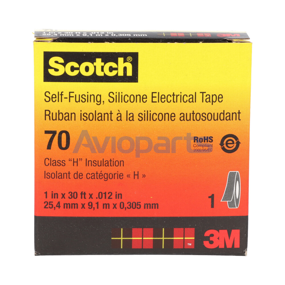 Silicone Tape 68N, Self-amalgamating Silicone Tape