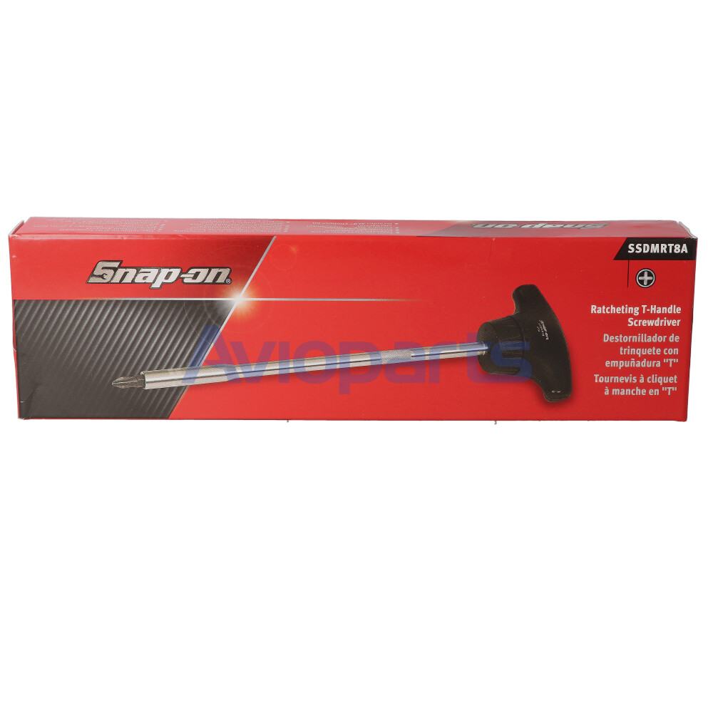 10" T-HANDLE RATCHETING MAGNETIC LONG SCREWDRIVER