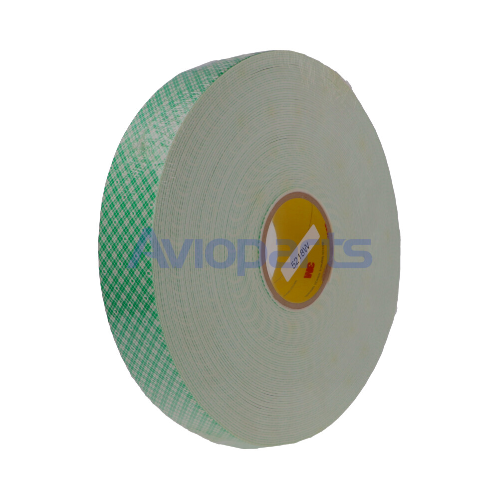 3M4016 , INDUSTRIAL DOUBLE-SIDE FOAM TAPE WHITE, ROLL 2 INCH X 36 YD
