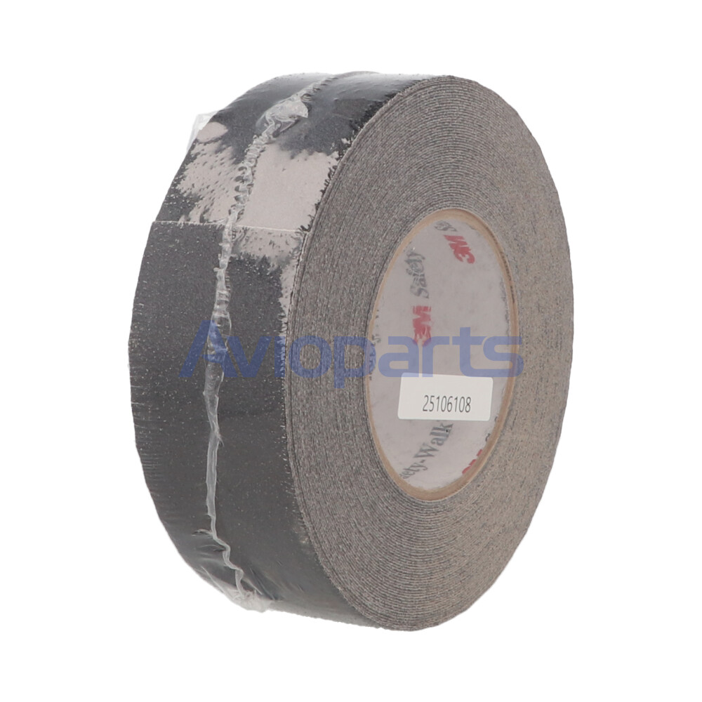 SAFETY-WALK NON-SLIP BLACK HIGH AGGRRESSION FLEXIBLE SERIE 600, ROLL 51MM X 18,3 MT // ( ANE 1851 )