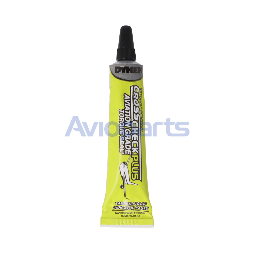 DYKEM CROSS CHECK PLUS AVIATION GRADE YELLOW TORQUE SEAL -SKYDROL RESISTANT, TUBE 1 OZ