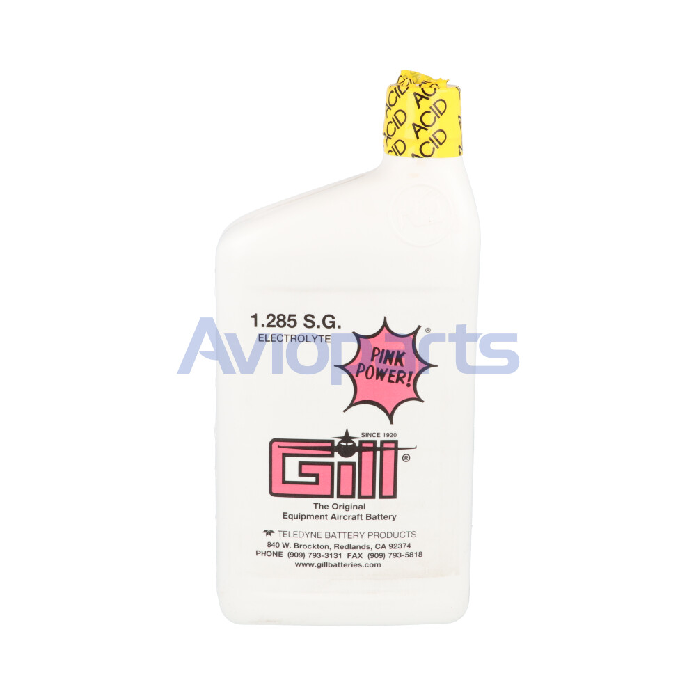 GILL ELECTROLYTE ACID 1.285 S.G., 1QT