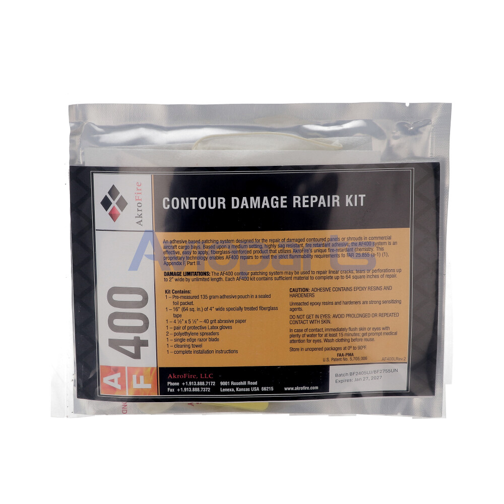 AKROFIRE AF400 CONTOUR DAMAGE REPAIR KIT