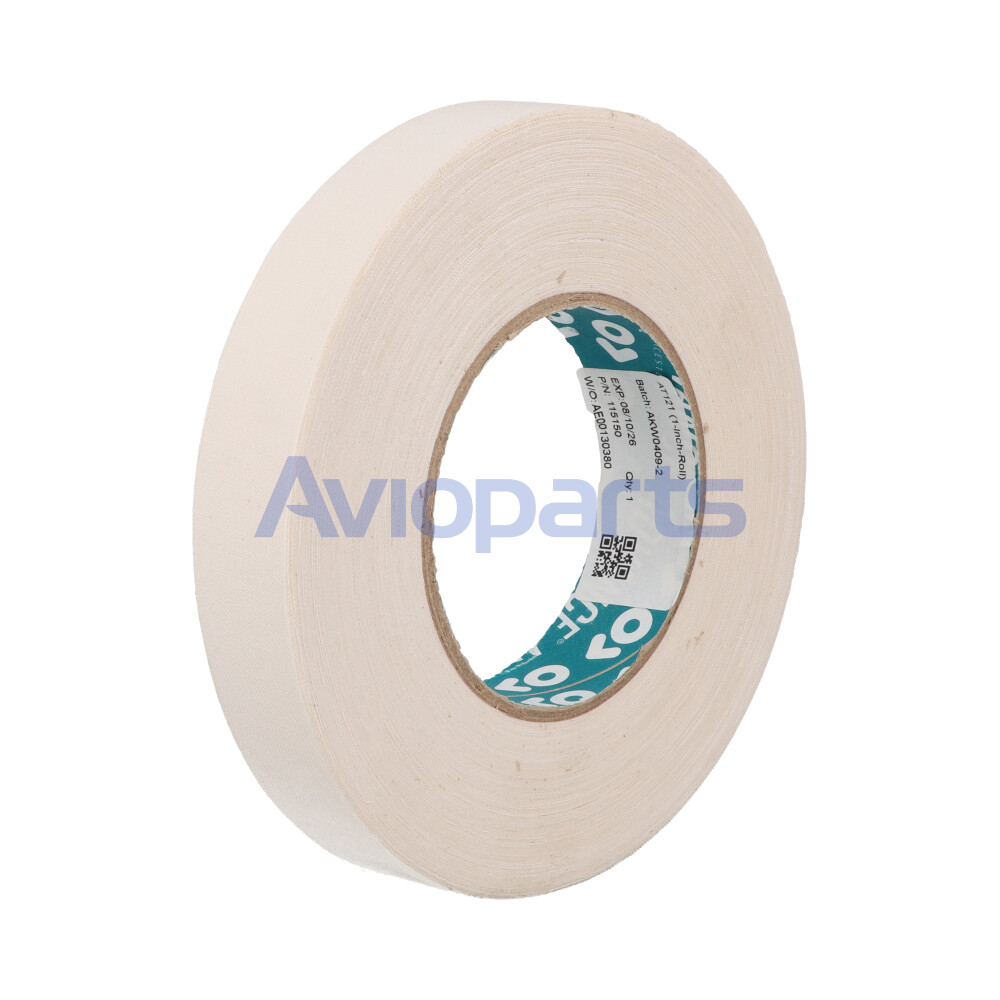 AT121 RAYON CLOTH TAPE , ROLL 25MM X 50 MT