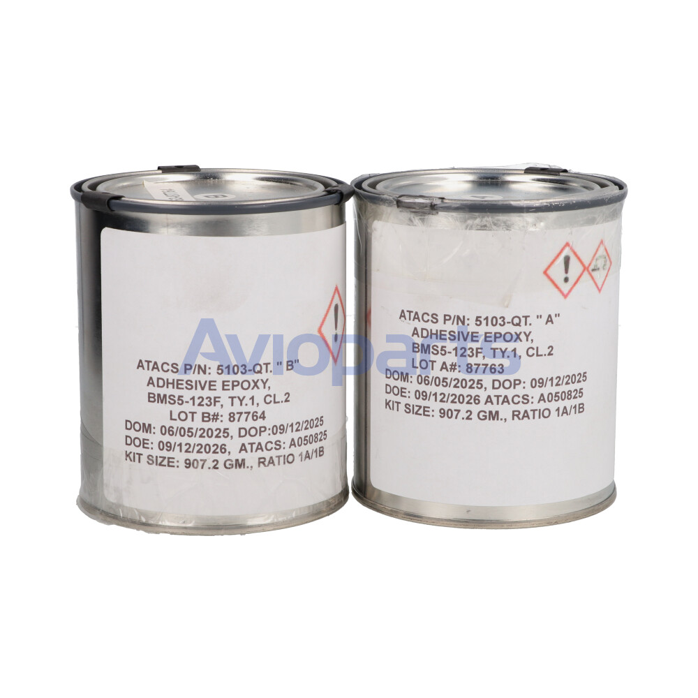 ATACS 5103 AB, GREY EPOXY AERODYNAMIC SMOOTHER , KIT 1 QT // BMS5-123F TY I CL 2