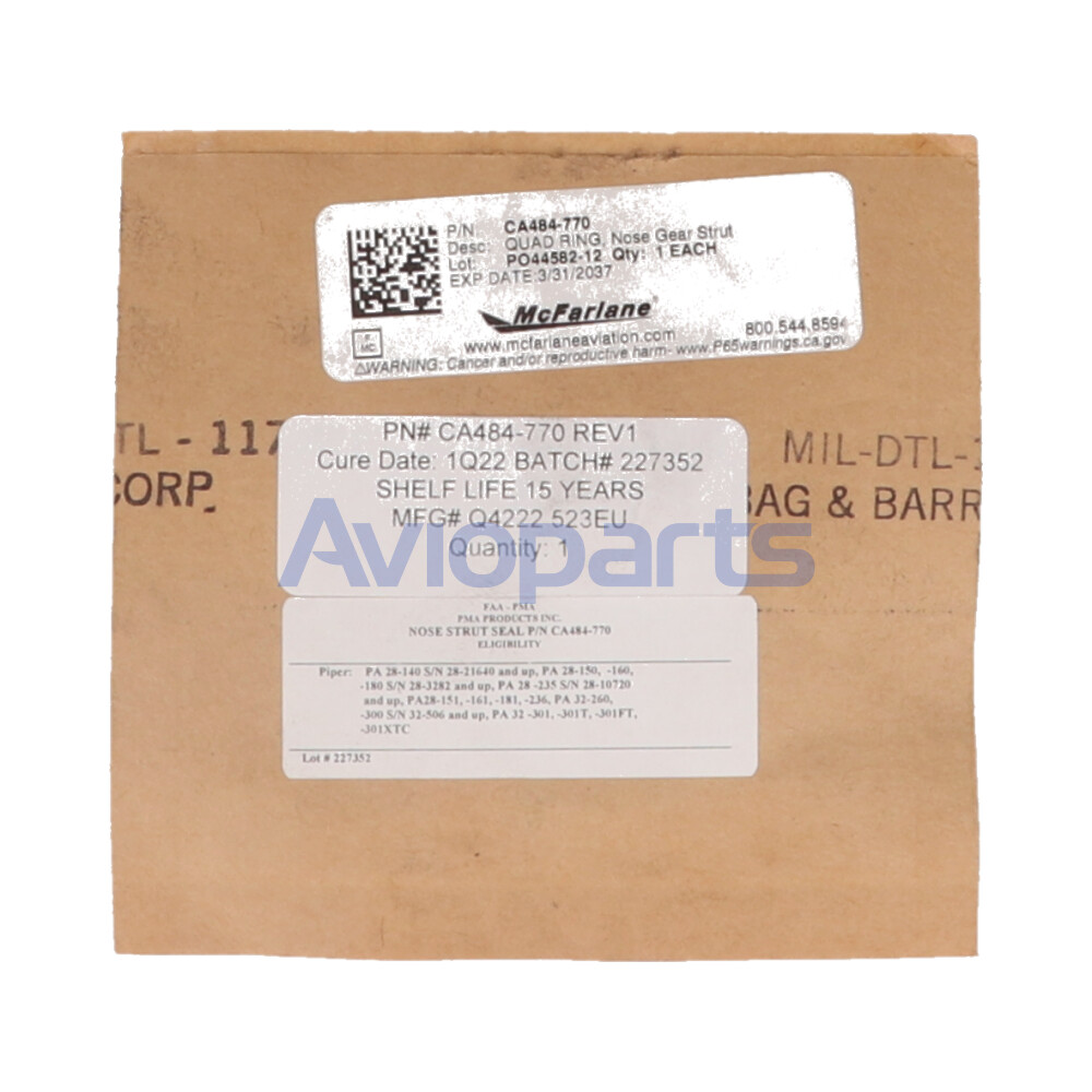 QUAD RING, Nose Gear Strut (ALT. 485-315)