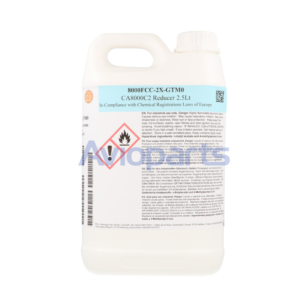 CA8000C2 THINNER, CAN 2,5 LT