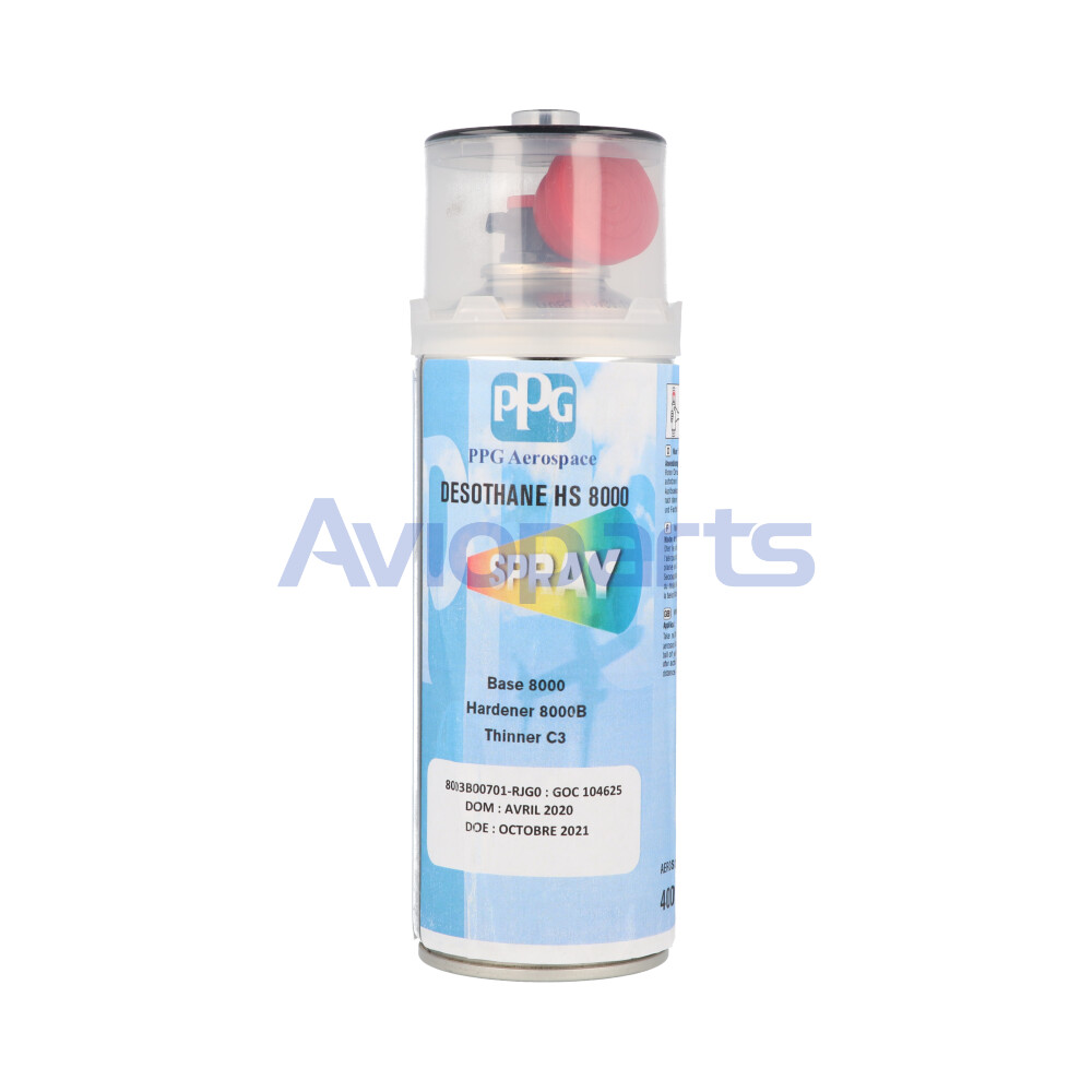 CA8003/B00701 DESOTHANE HS TOPCOAT BLACK , AEROSOL 0,4 LT