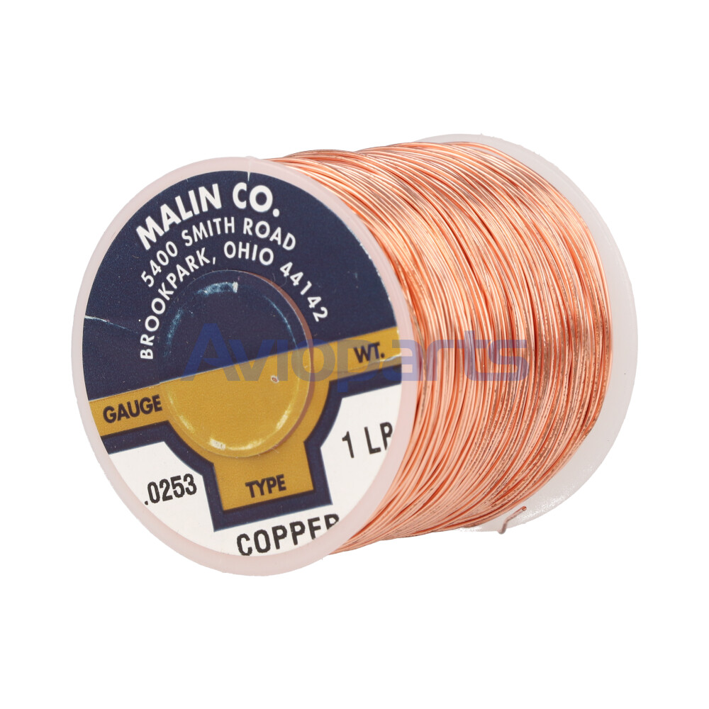 COPPER BREAKAWAY WIRE 025, ROLL 1 LB // ASTM B3