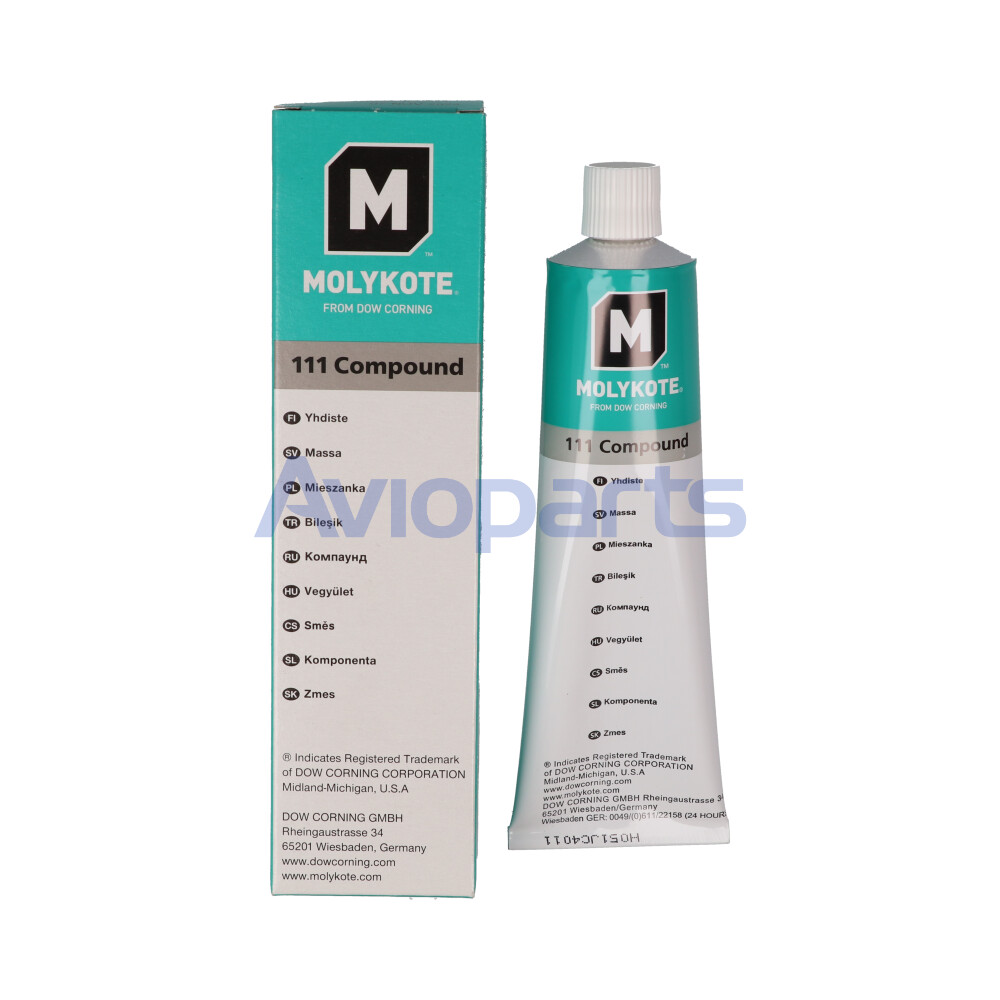 MOLYKOTE 111 , WHITE SILICONE COMPOUND , TUBE 100 GRS