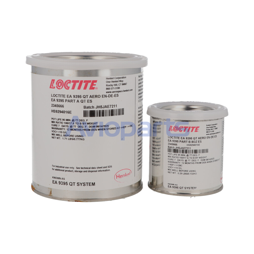 LOCTITE ADHESIVE EPOXY EA9395 A/B, KIT 1 QT // (CM6041)