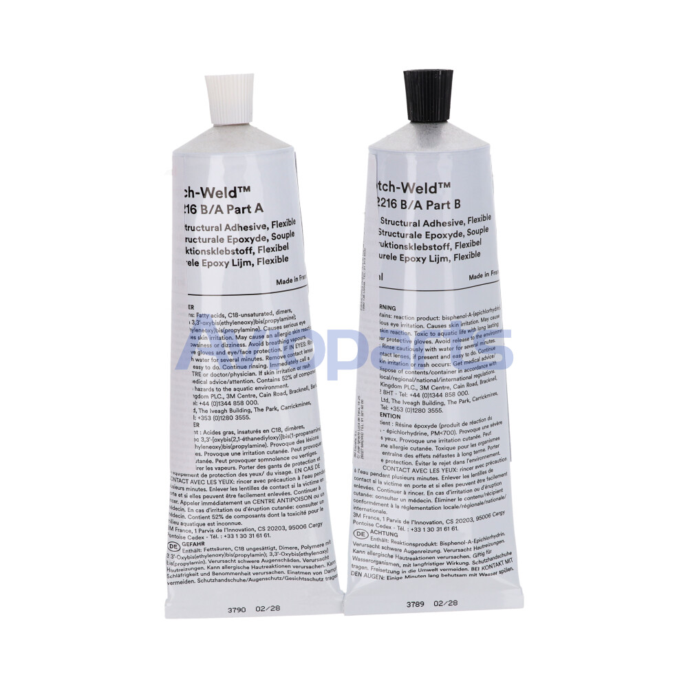 S/WELD EC 2216 GREY,CURING EPOXY , KIT B/A 250 ML // IPS10-07-004 ISS 5 & AIMS10-07-004