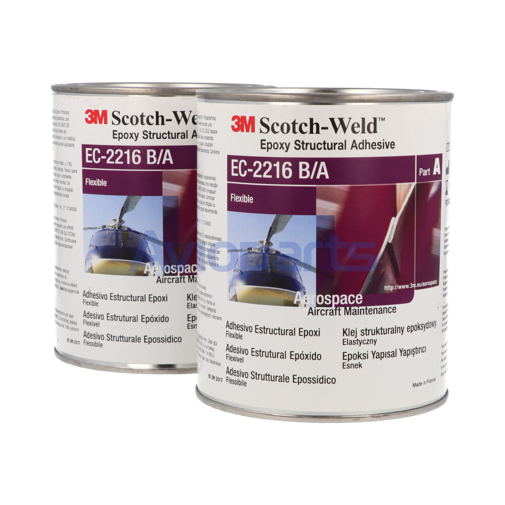 SCOTCH-WELD 2216 B/A , GREY EPOXY ADHESIVE , KIT 1,6 LT // AIMS 10-04-020-01 ISSUE1