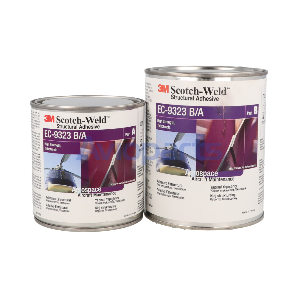 3M SCOTH WELD URETHANE ADHESIVE EC 9323 B/A, CARTRIDGE KIT 1LT // AIMS10-04-002
