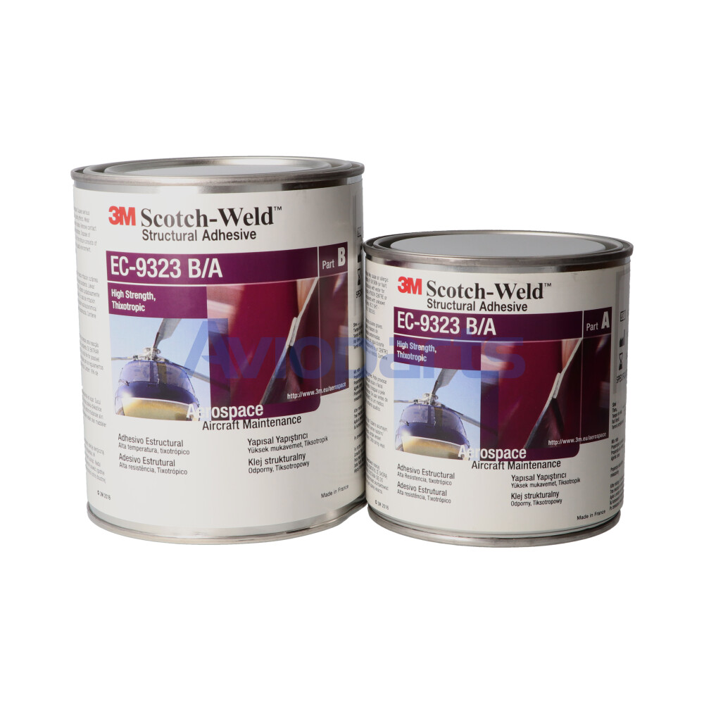 3M SCOTH WELD URETHANE ADHESIVE EC 9323 B/A, CARTRIDGE KIT 1LT // (CM671)