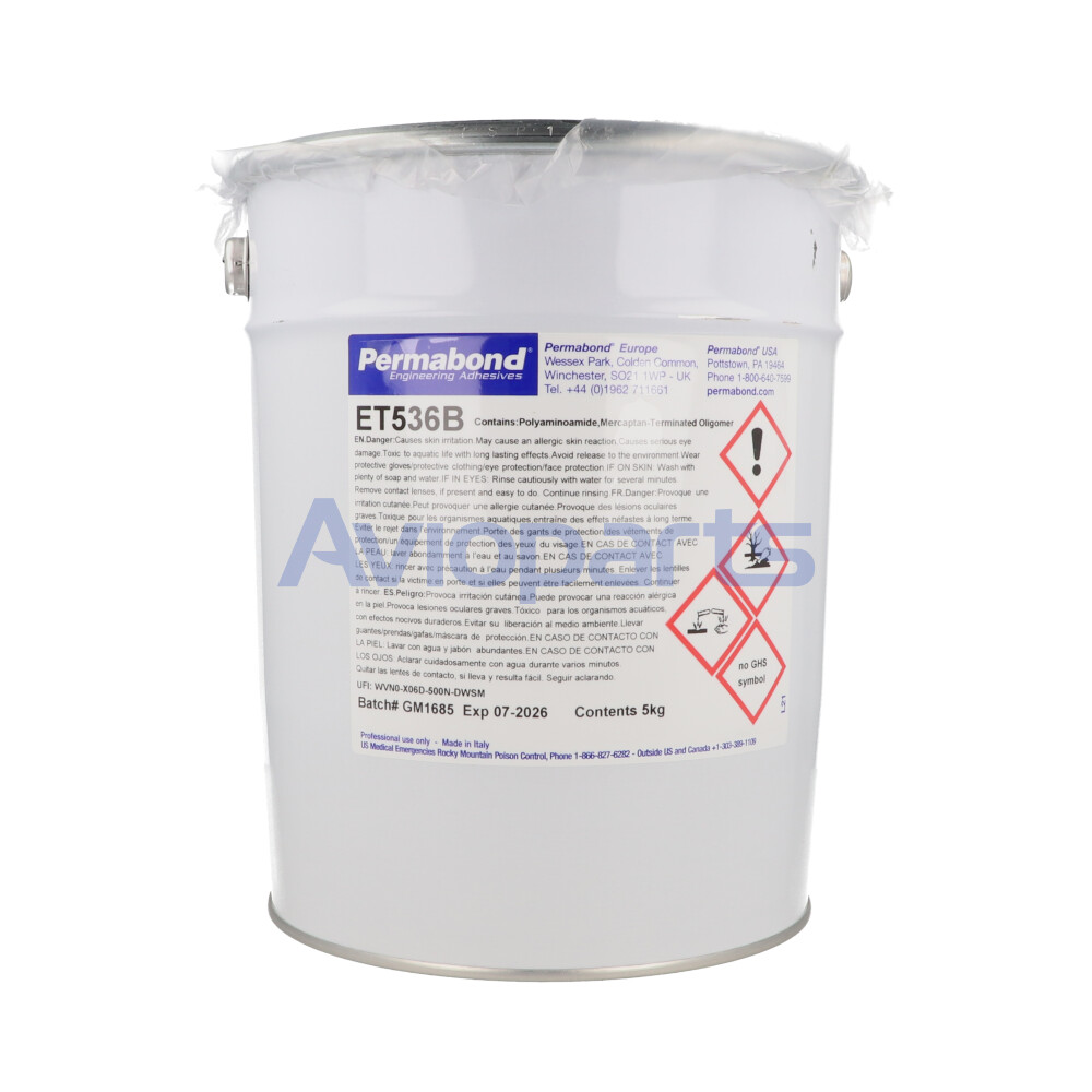PERMABOND ET536 PART B EPOXY ADHESIVE , CAN 5 KG