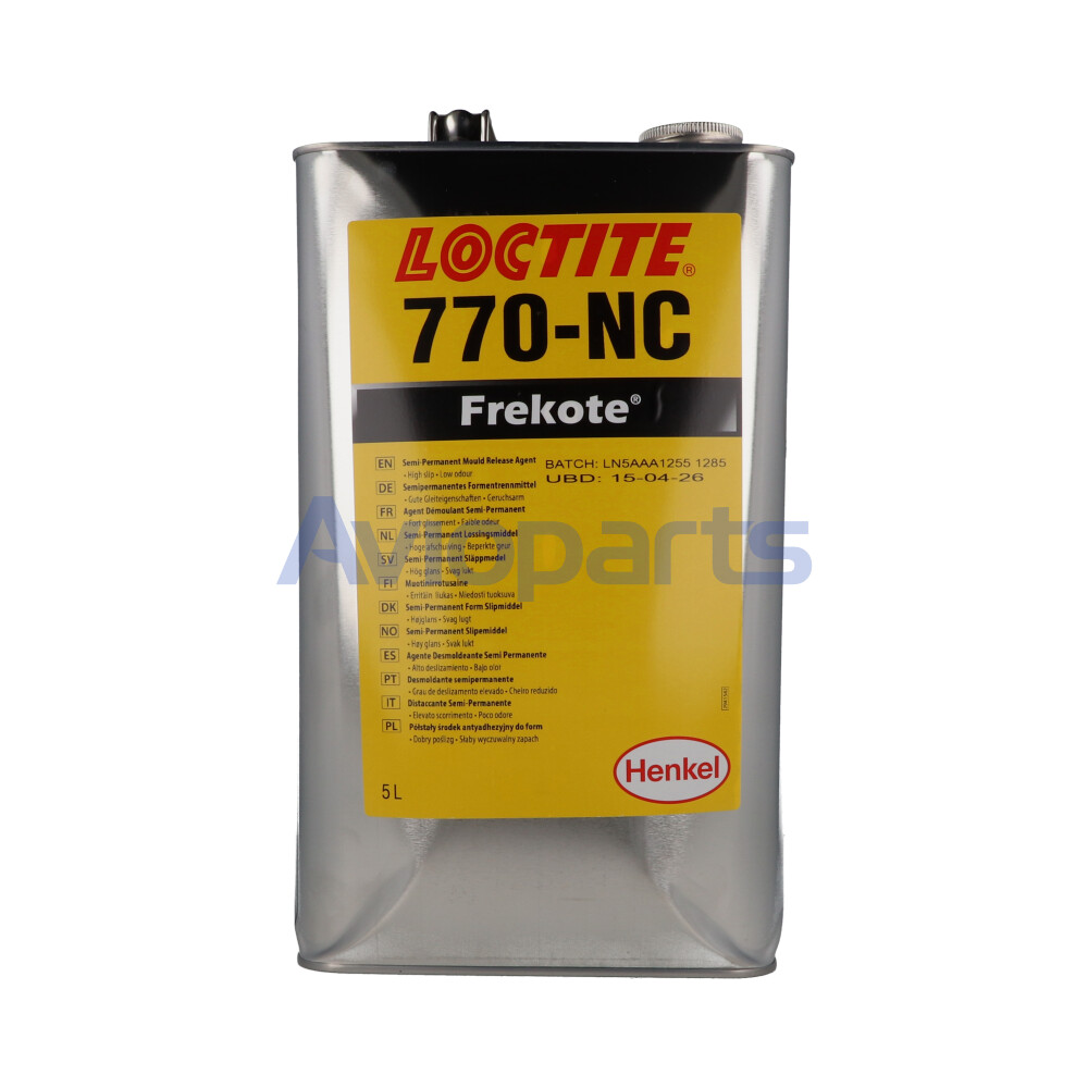 LOCTITE FREKOTE 770 NC , MOLD RELEASE AGENT LOW ODOR ,  CAN 5 LT