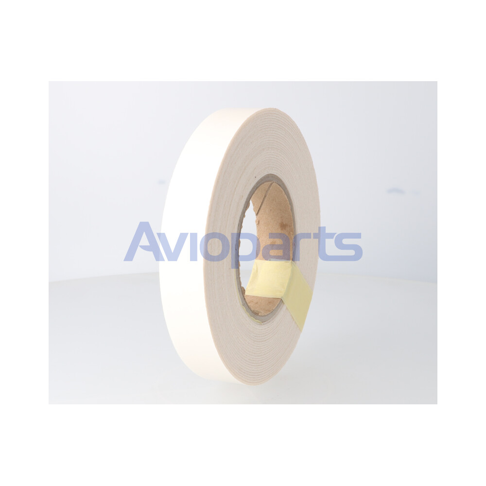 HT606A, WHITE FOAM RUBBER, ROLL 1X25MM X 10 MT // ABS5006-1D & AIMS04-14-002B & AIMS04-14-000