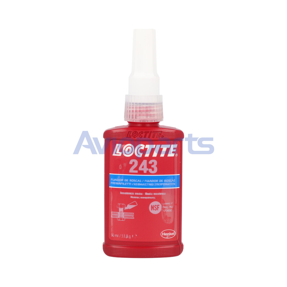 LOCTITE 243 ACRYLIC THREADLOCKER , TUBE 50 ML