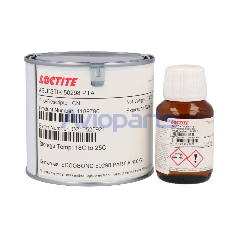 LOCTITE ABLESTIK 50298 PART A + CATALYST 43 400G+30G (ECCOBOND 50298)