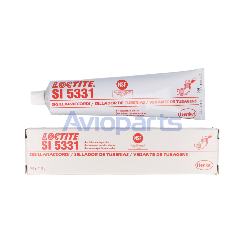 LOCTITE SI 5331, WHITE THREAD SEALANT-LOW STRENGTH, TUBE 100 ML