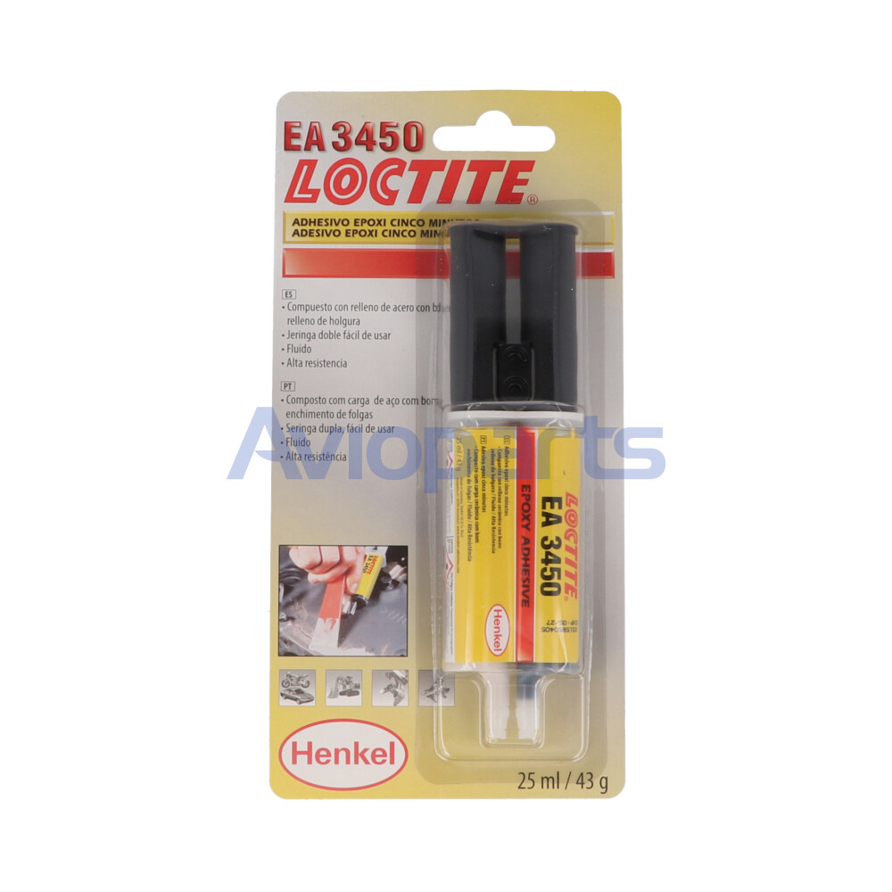 LOCTITE EA 3450, EPOXY ADHESIVE A/B, SYRINGE 25 ML
