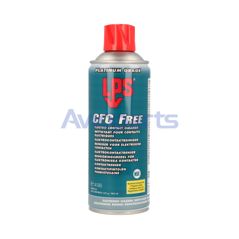 LPS CFC FREE ELECTRO CONTACT CLEANER, AEROSOL  465 ML (312 GR) - PN#:03116