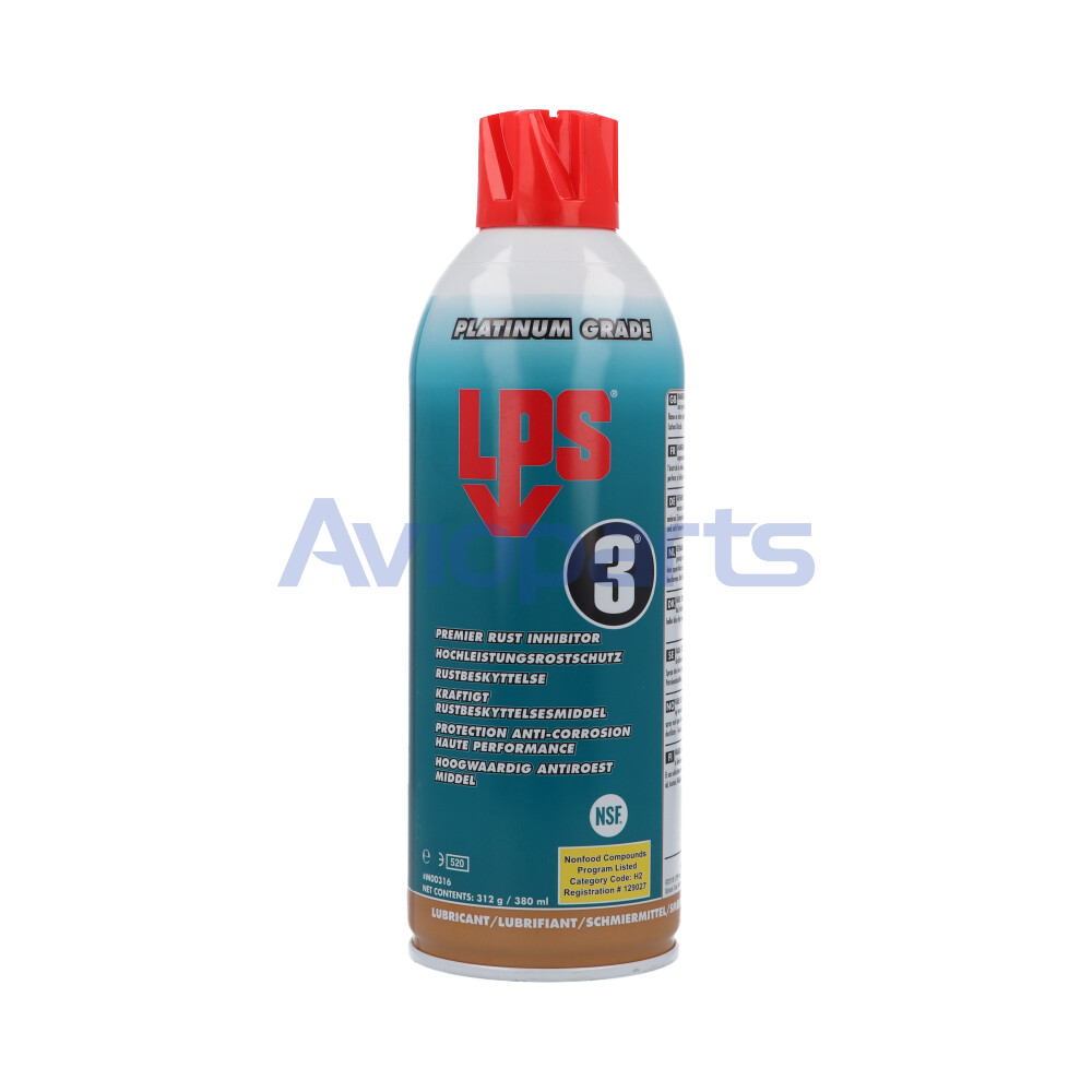 LPS 3 RUST INHIBITOR, AEROSOL 380 ML // MIL-PRF-16173, CL 1, Gº 2 & BMS3-23G TY 2