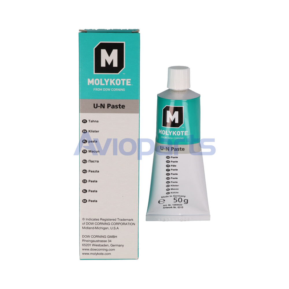 MOLYKOTE U-N PASTE,SOLID LUBRICANT PASTE WITH SYNTHETIC CARRIER OIL,  TUBE 50 GR