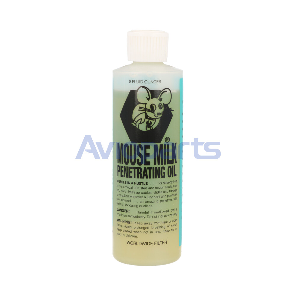 MOUSE MILK, PENETRATING OIL , 8 OZ CAN //MIL-Q-9858A & BMS D6-17484, D6-17487 & ASTM-F1111
