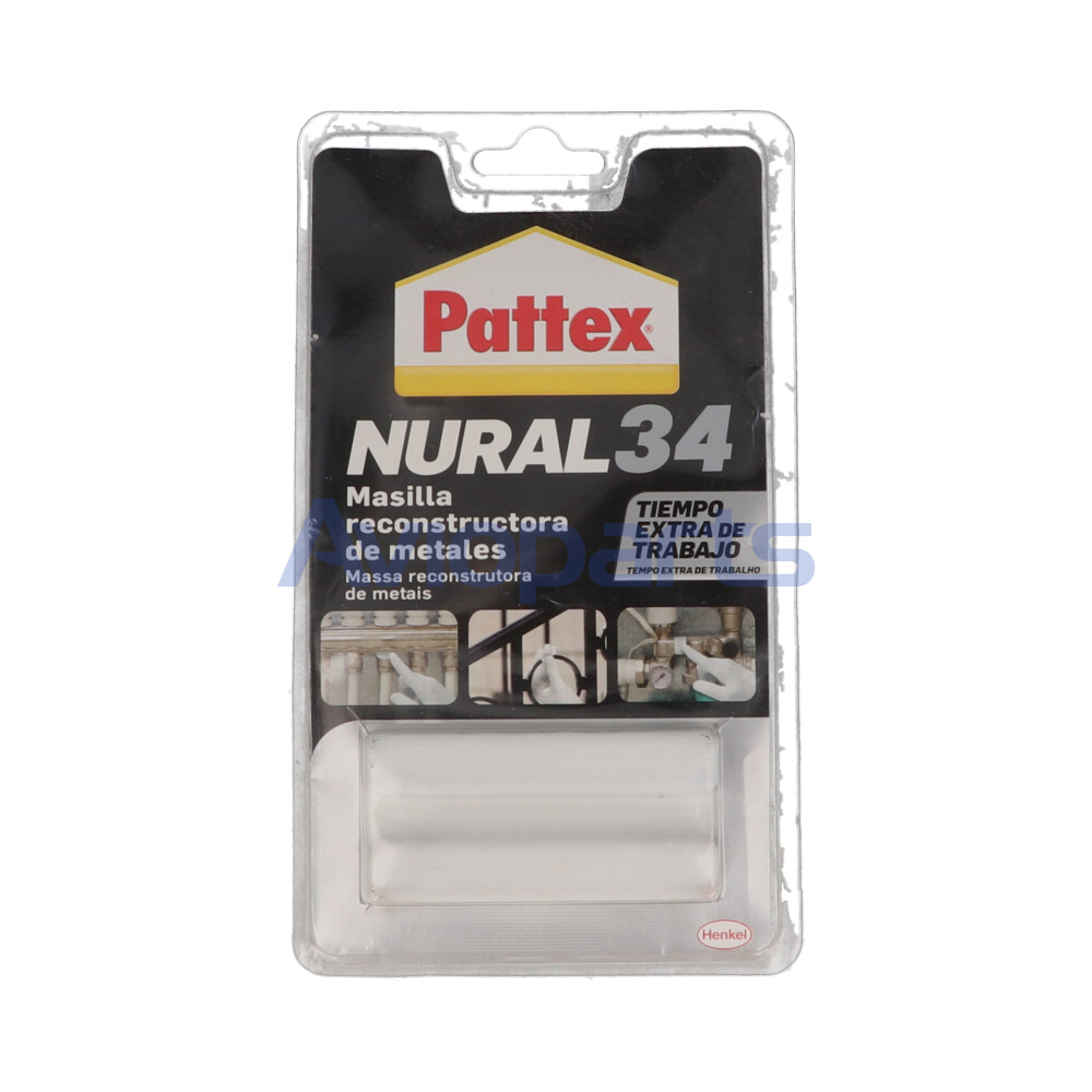 PATTEX NURAL 34 RECONSTRUCTOR FILLER FOR METAL , SIZE 50GR (50CC)