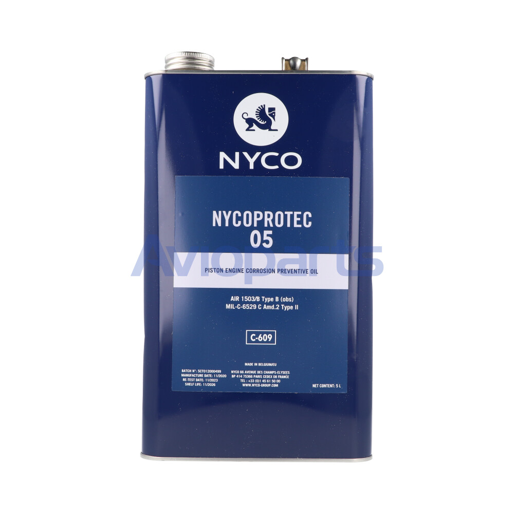 NYCOPROTEC 05 , PETROLEUM CORROSION PREVENTIVE OIL, CAN 5 LT // MIL-C-6529C AMD.2 TY II, C-609