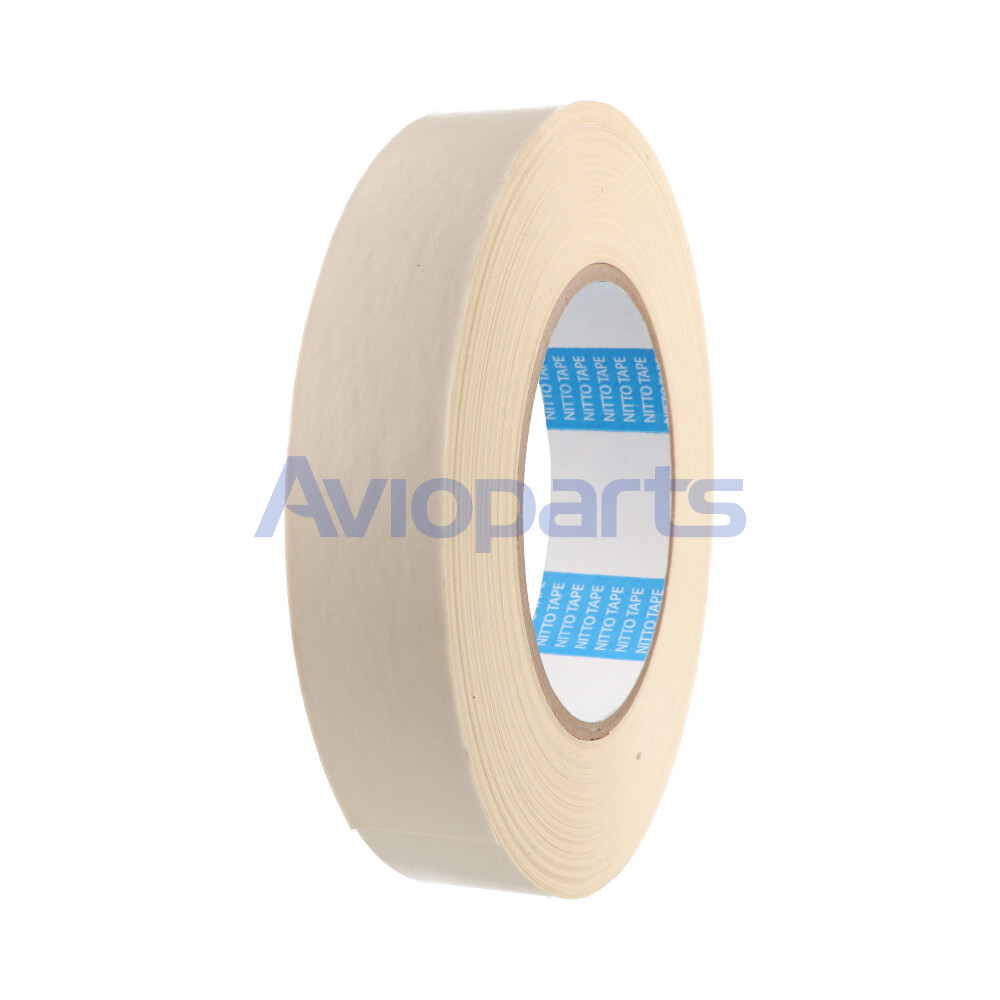 NITTO WHITE FLAME RETARDANT DOUBLE COATED CLOTH TAPE P 55 ,  ROLL 1NCH X 25 YD //ABS5648A025